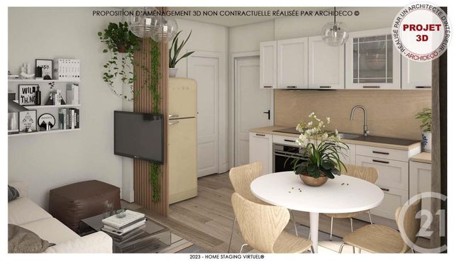 Appartement F3 à vendre - 3 pièces - 42.68 m2 - PARIS - 75014 - ILE-DE-FRANCE - Century 21 Actif Immobilier