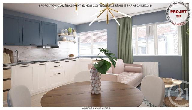 Appartement F2 à vendre - 2 pièces - 34.92 m2 - PARIS - 75014 - ILE-DE-FRANCE - Century 21 Actif Immobilier