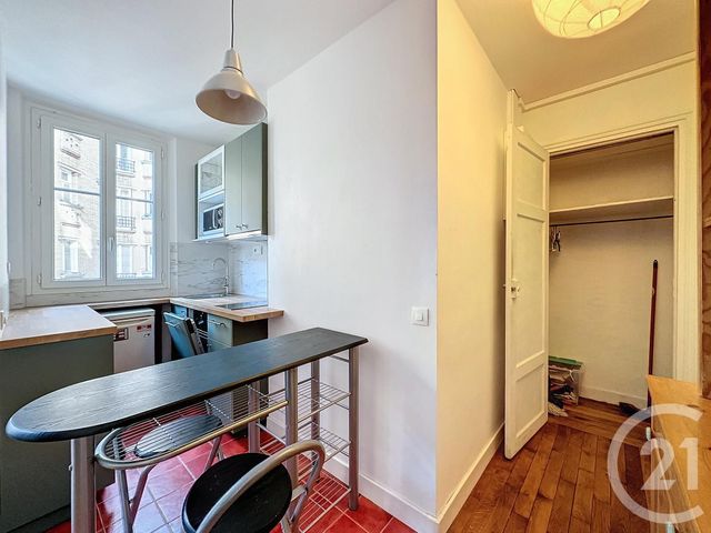 Appartement F1 à louer - 1 pièce - 23.26 m2 - PARIS - 75015 - ILE-DE-FRANCE - Century 21 Actif Immobilier